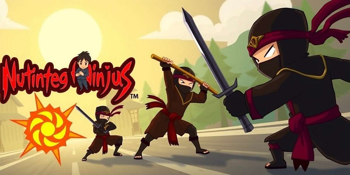 Nutmeg Ninjas Showdown Game Cover Nutmeg Ninjas Showdown game cover featuring Indian ninja characters in action