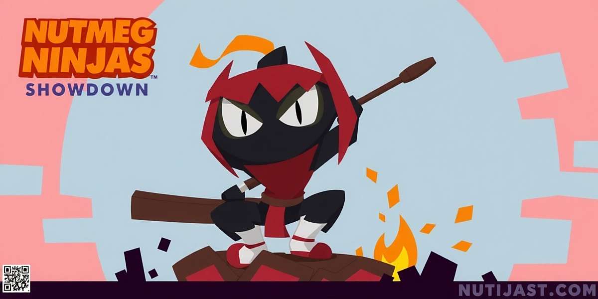 Nutmeg Ninjas Showdown Future Character Concept art for upcoming Nutmeg Ninjas Showdown character from Northeast India